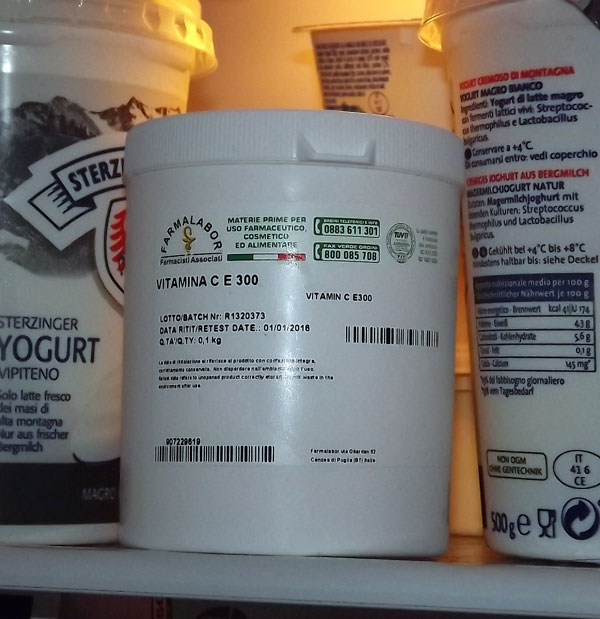 vitamina c o acido ascorbico
