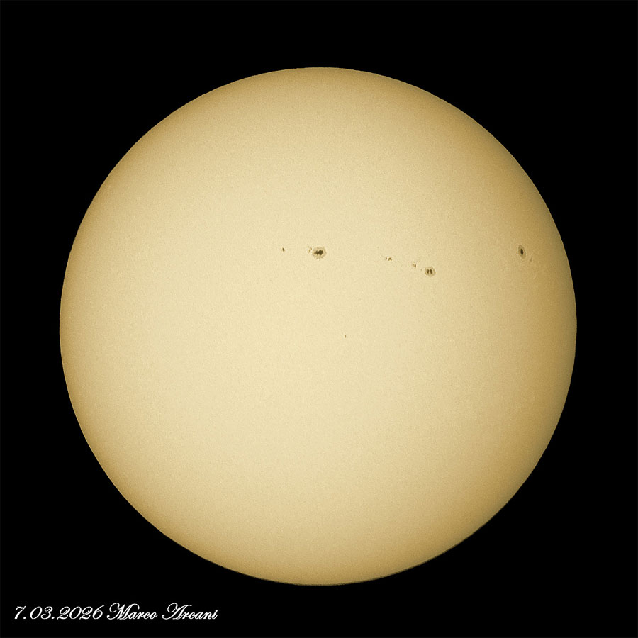 Sole con filtro Baader OD 5.0