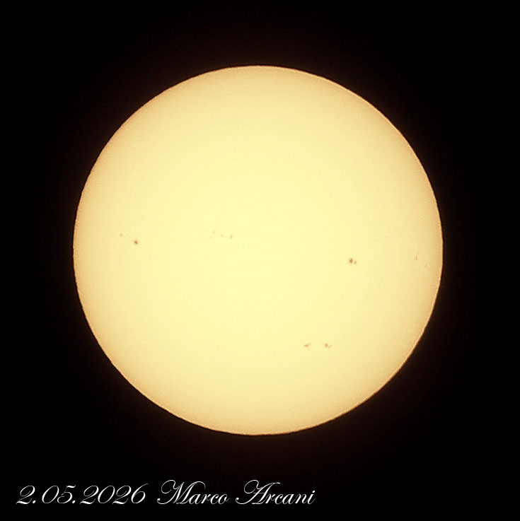Sole con 300mm F4.5 e Baader Photo