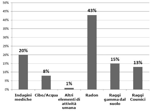 radiazione ionizzante assorbita in un anno